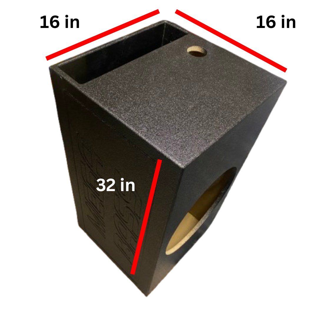 super bass single 15" subwoofer box pro box