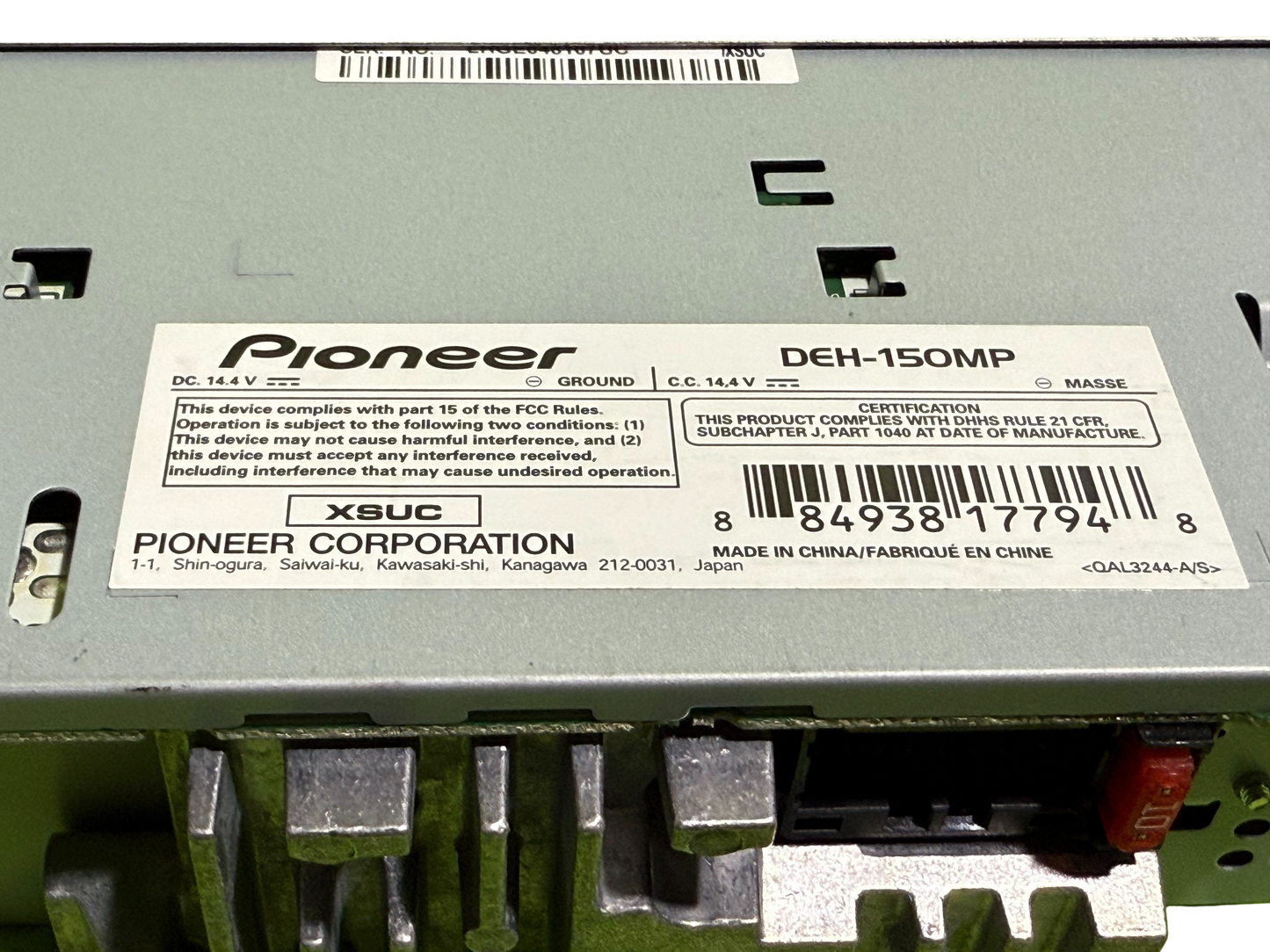 Pioneer DEH-150MP Single Din Car Stereo MP3 & CD Player