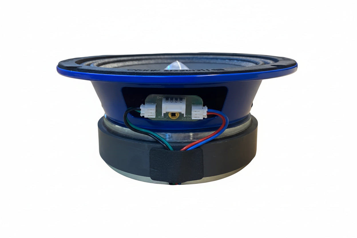 Nemesis Audio NA-65FMRLT 6.5" 250W Midrange Speaker With RGB LED Lights 4-Ohm (Single)