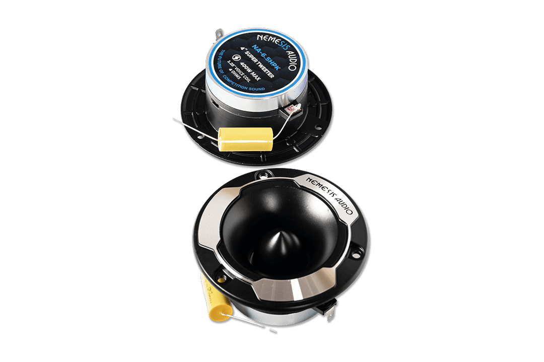Nemesis Audio NA-6.5HPK 6.5" Midrange Speakers & Pro Tweeters Bundle