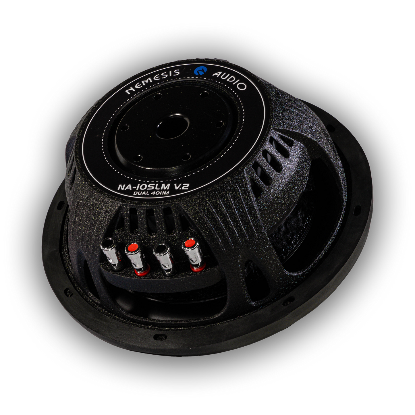 Nemesis Audio NA-10SLM v.2 10" 500W RMS Shallow Mount Subwoofer DVC
