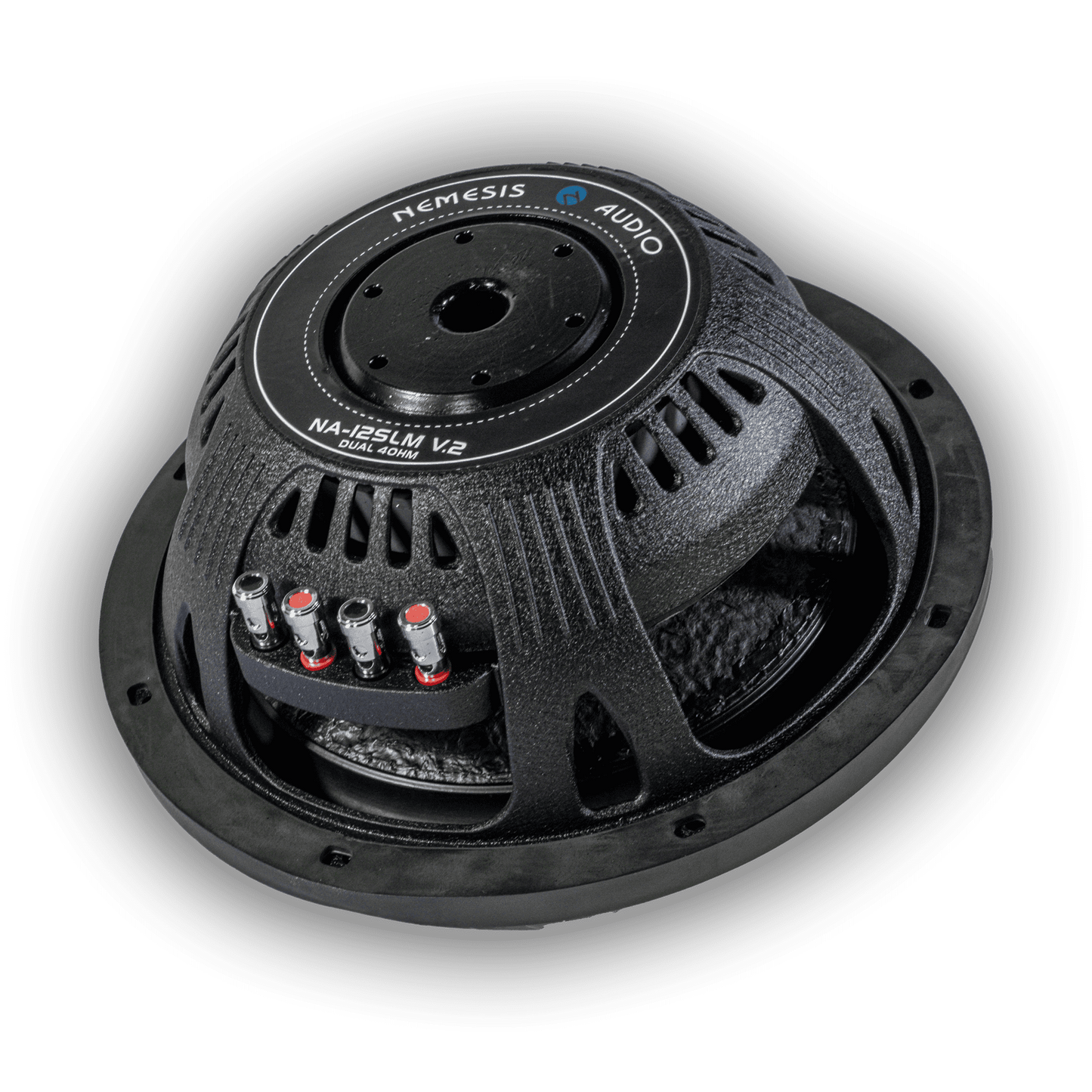 Nemesis Audio NA-12SLM v.2 12" 500W RMS Shallow Mount Subwoofer DVC