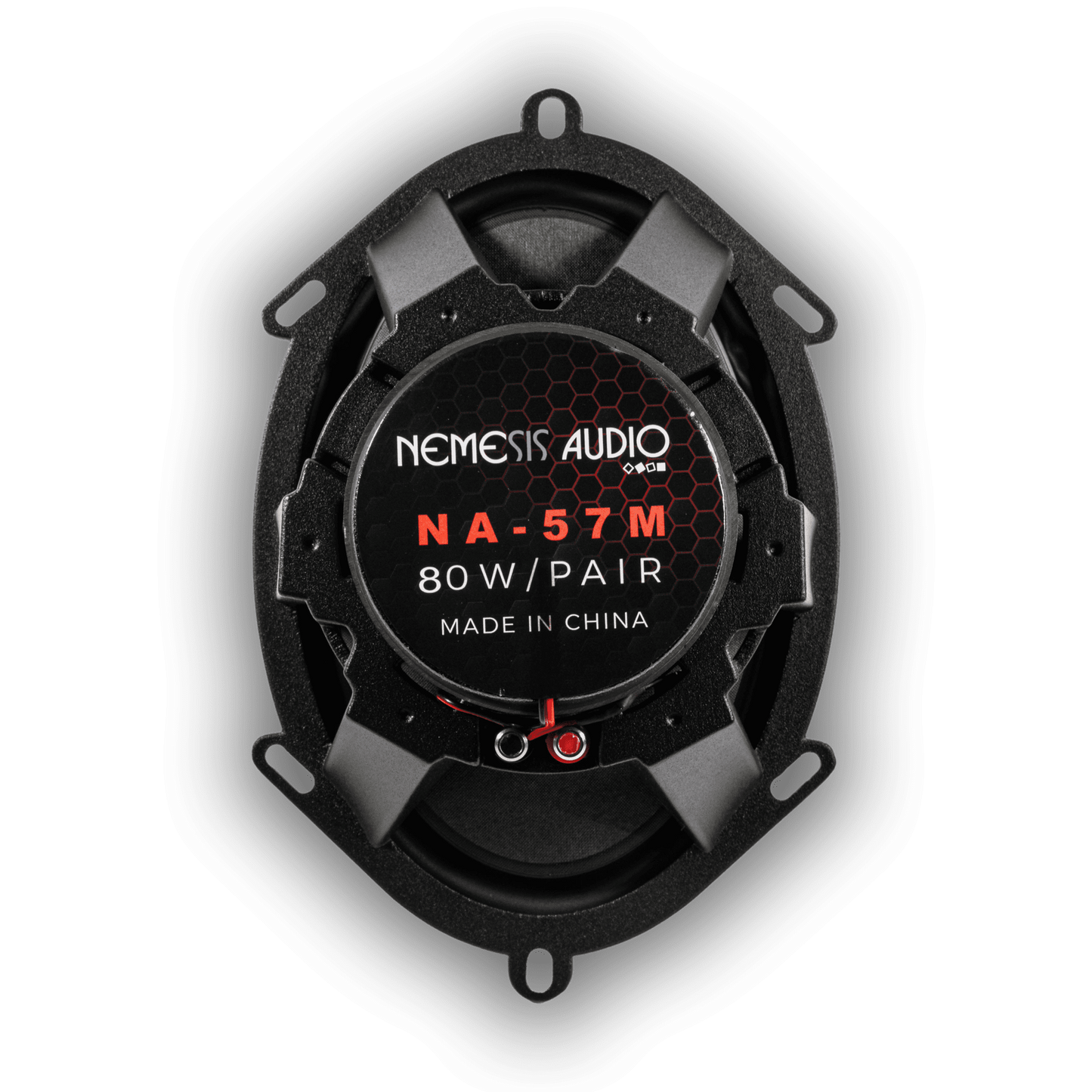Nemesis Audio NA-57M 5x7" 80W 2-Way Coaxial Car Speakers 4-Ohm (Pair)