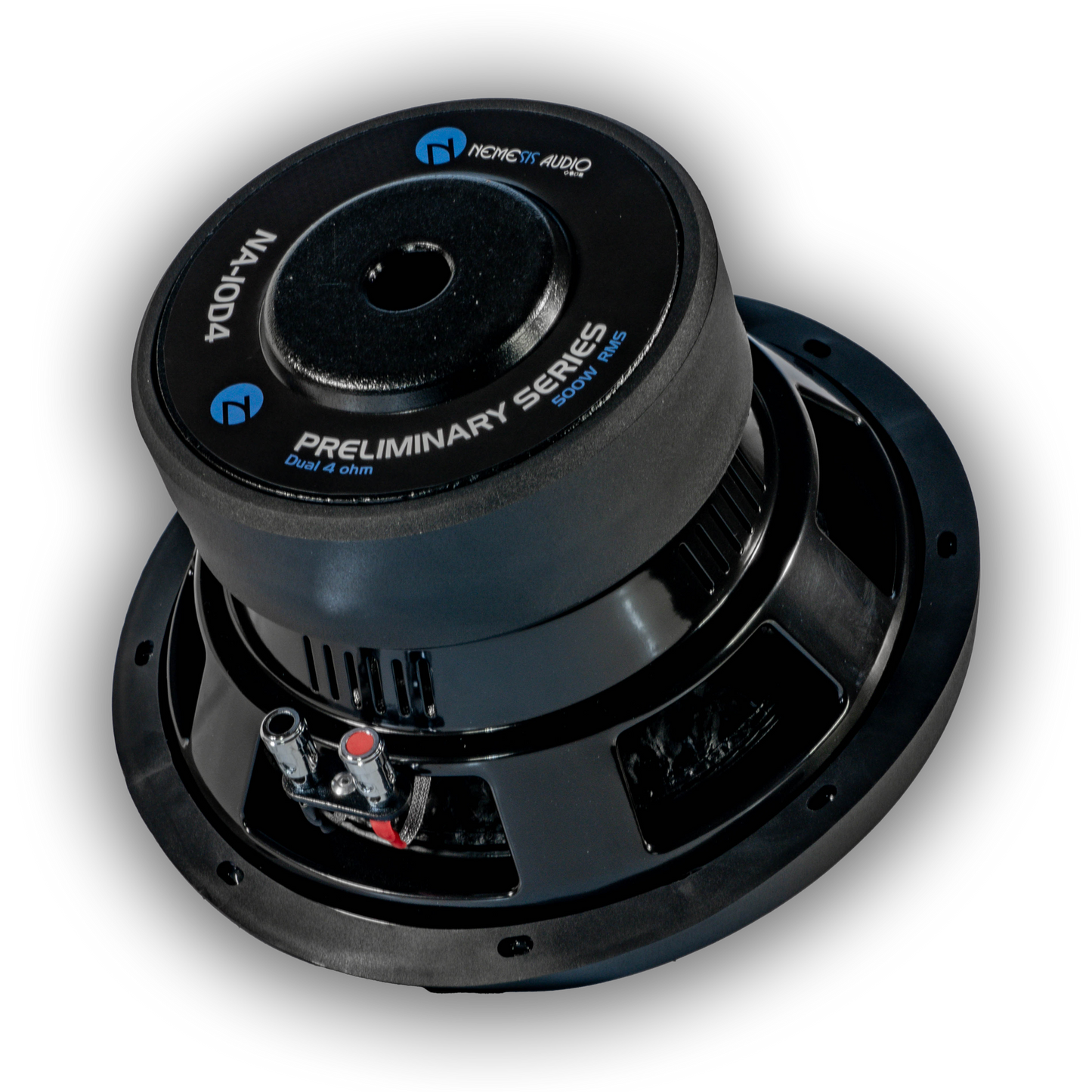 Nemesis Audio NA-10D4 10" 500W RMS Subwoofer DVC 4-Ohm