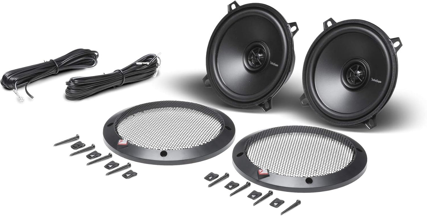 Rockford Fosgate Prime R165X3 6.5" 3-Way Full Range Coaxial Speakers (Pair)