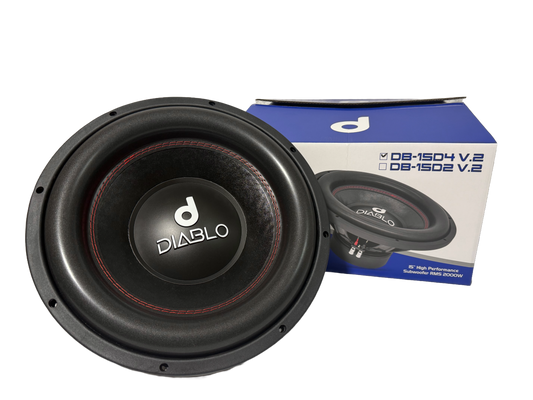Diablo DB-15D4 V.2 2000W RMS Subwoofer DVC
