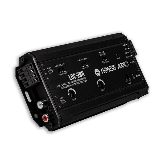 Nemesis Audio LOC-2BR 2-Channel Line Output Convertor With Digital Bass Reconstruction