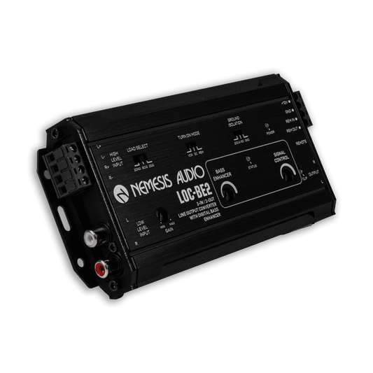 Nemesis Audio LOC-BE2 2-Channel Line Output Convertor With Digital Bass Enhancement Processor