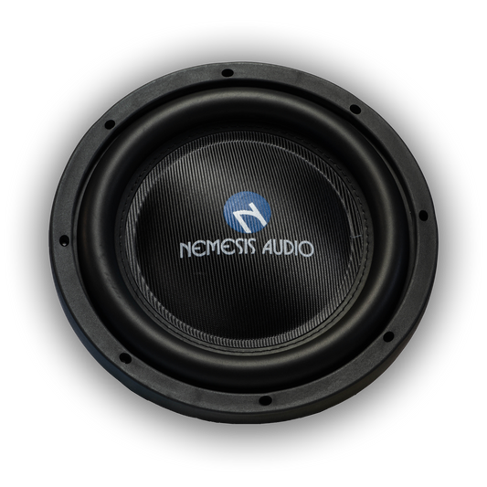 Nemesis Audio NA-10SLM v.2 10" 500W RMS Shallow Mount Subwoofer DVC