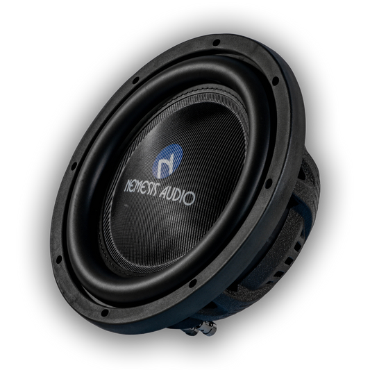 Nemesis Audio NA-10SLM v.2 10" 500W RMS Shallow Mount Subwoofer DVC