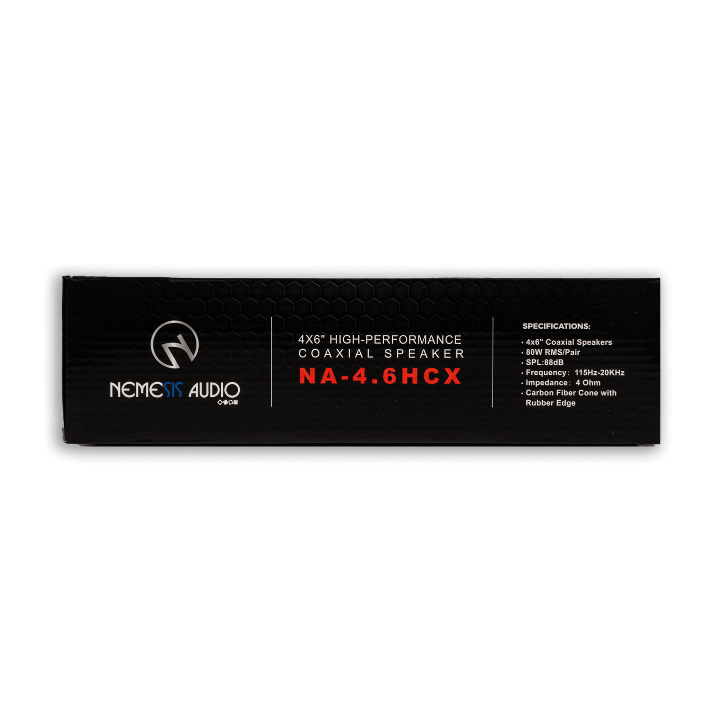 Nemesis Audio NA-4.6HCX 4X6" 80W 2-Way Coaxial Speakers 4-Ohm (Pair)