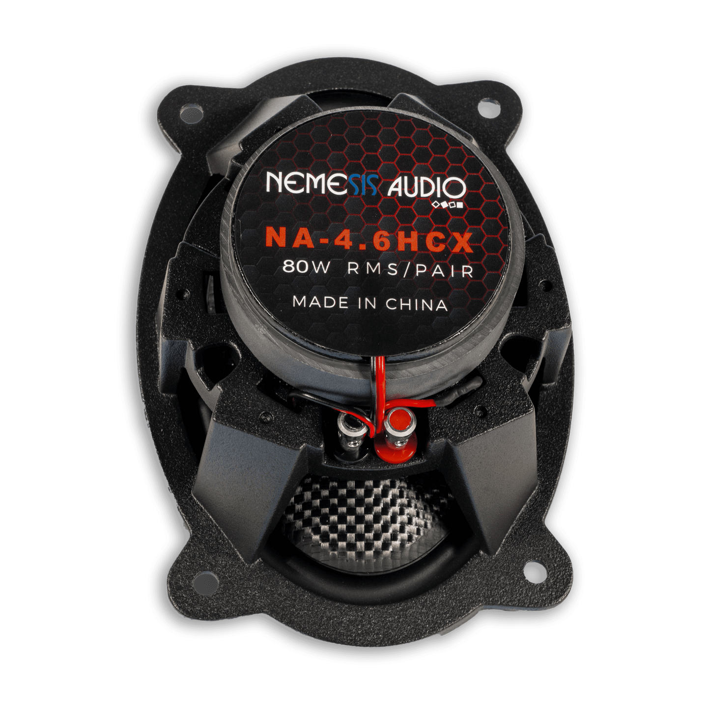 Nemesis Audio NA-4.6HCX 4X6" 80W 2-Way Coaxial Speakers 4-Ohm (Pair)