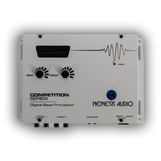 (White)Nemesis Audio NA-BASSPRO Digital Bass Processor