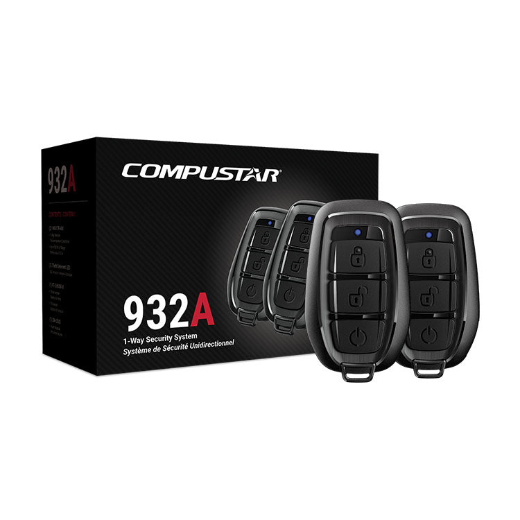 Compustar 932-A 1-Way LED (Without Siren) Alarm Kit