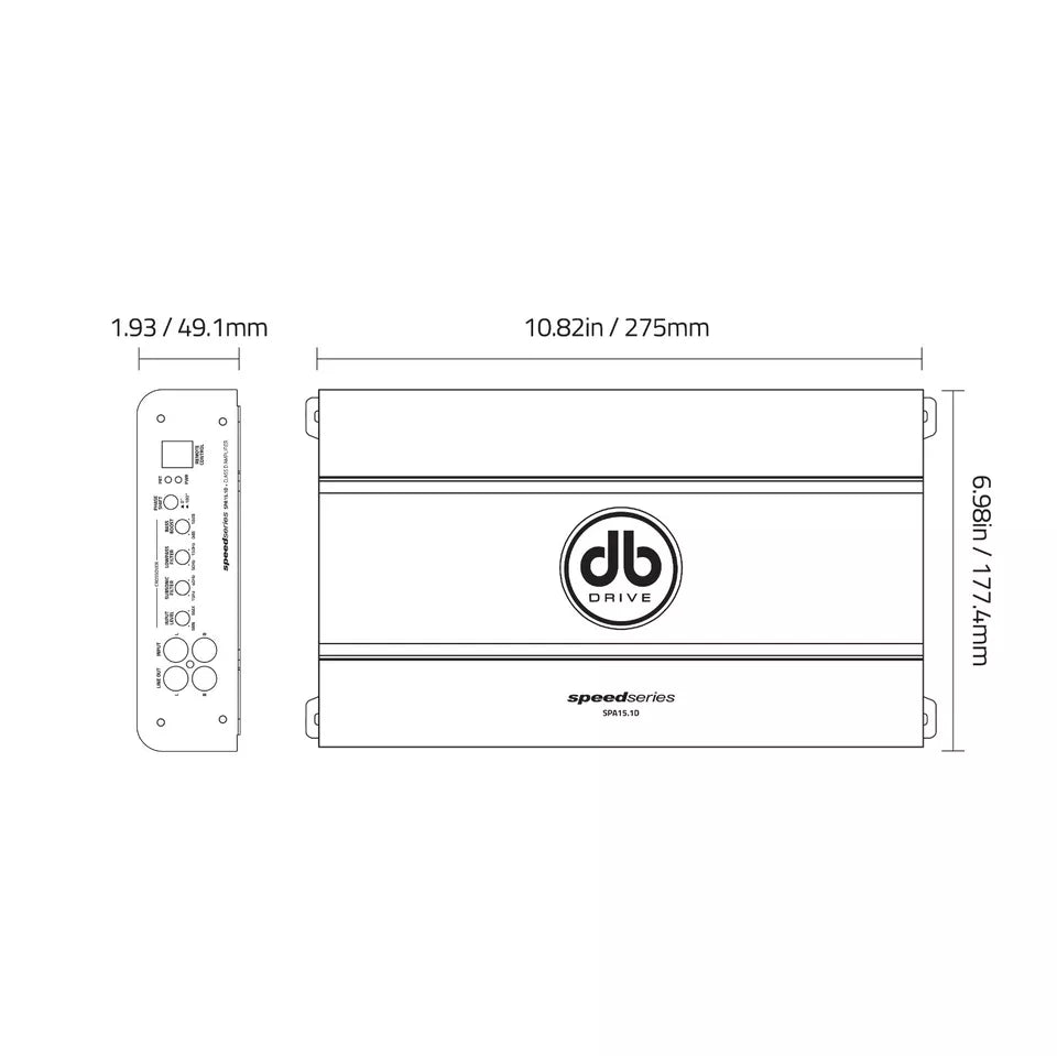 SPA6.1M 600 Watt Class A/B Monoblock Amplifier