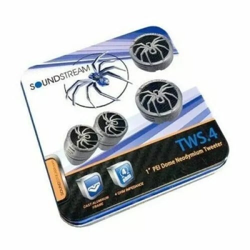 Tweeter Soundstream TWS.7 A Cupola | Ferrofluido, Magnete Al Neodimio | 110W 4 Ohm | Crossover 12dB/ottava
