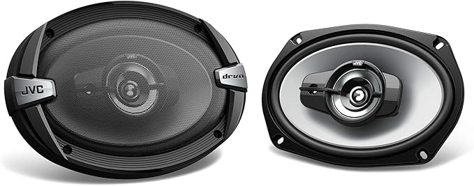 JVC CS-DR693 DRVN Car Speakers - 500 Watts of Power Per Pair, 250 Watts Each, 6 x 9 inch, Full Range, 3 Way